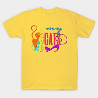 Love My Cats 2 T-Shirt